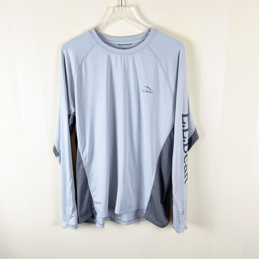 📍SOLD📍L.L. Bean Tropicwear Knit Crew Shirt - Picture 5 of 5